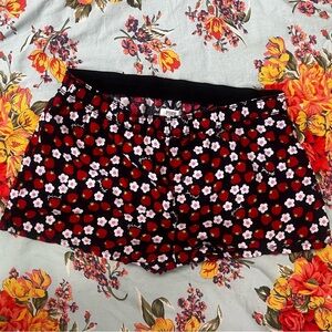PINK Victoria's Secret Strawberry Print Shorts